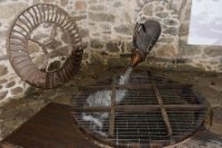 LBL1703806-1200  "Washing machine" in the watermill at Agios Germanos, Prespa. © Leif Bisschop-Larsen / Naturfoto.