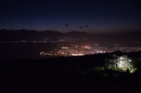 LBL1704069-1200  The city of Ohrid by night, Macedonia. © Leif Bisschop-Larsen / Naturfoto.